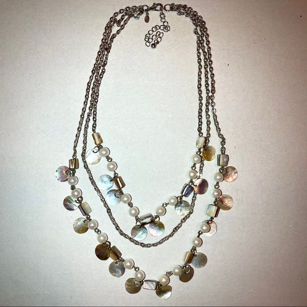 Faux Pearl Necklace